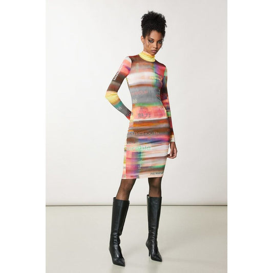 Patrizia Pepe Multicolor Polyester Casual Dress