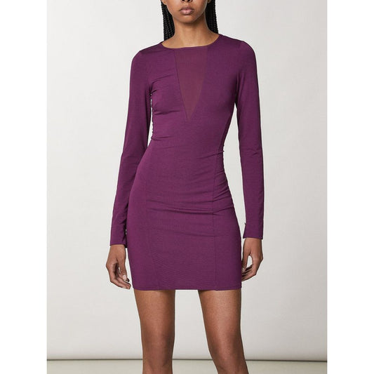 Patrizia Pepe Purple Viscose Casual Dress