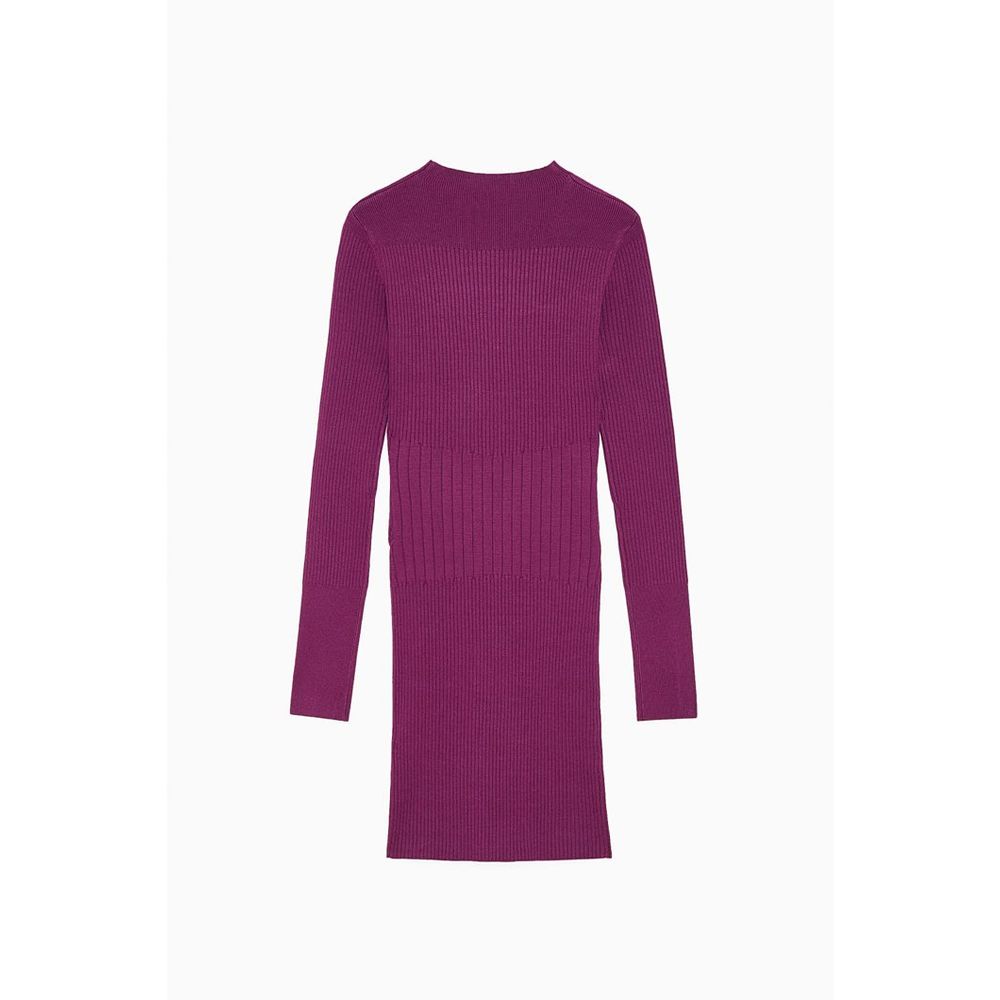 Patrizia Pepe Purple Viscose Casual Dress