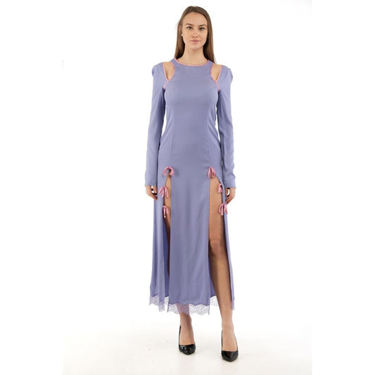 Moschino Multicolor Marabou Casual Dress