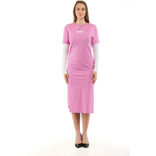 Moschino Multicolor Cotton Casual Dress