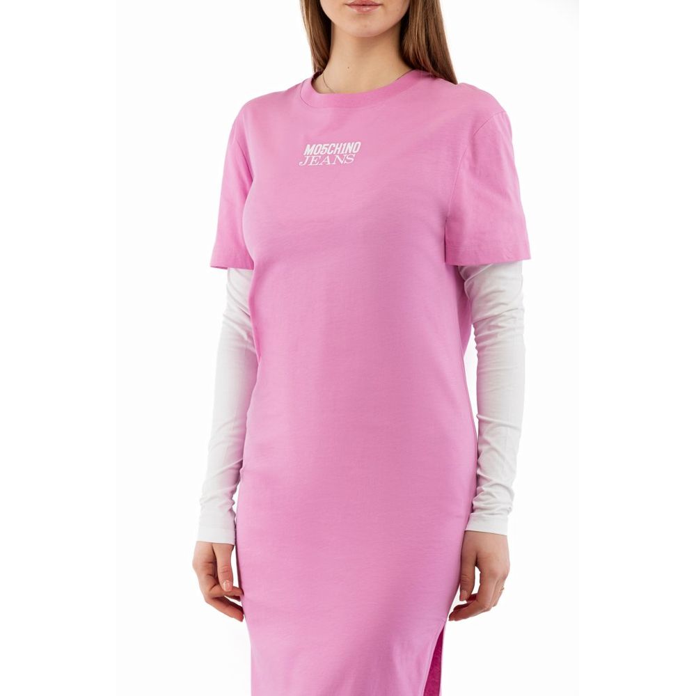 Moschino Multicolor Cotton Casual Dress