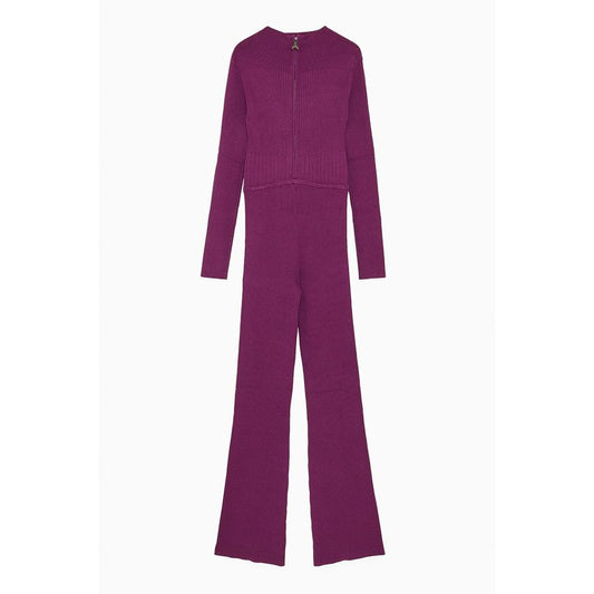 Patrizia Pepe Purple Viscose Jumpsuit
