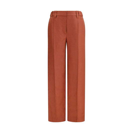 Brunello Cucinelli Multicolor Linen Casual Pants