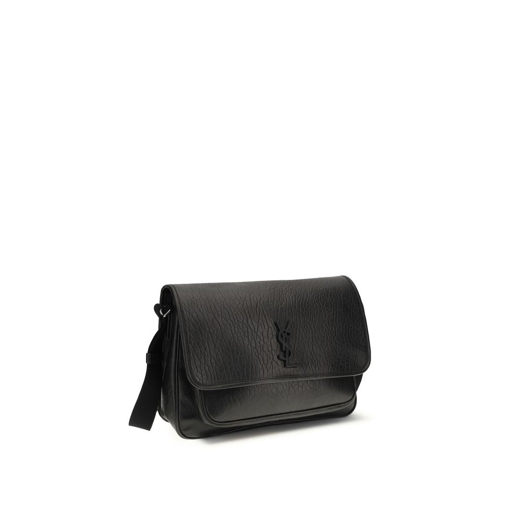 Saint Laurent Black Calf Leather Bos Taurus Wallet