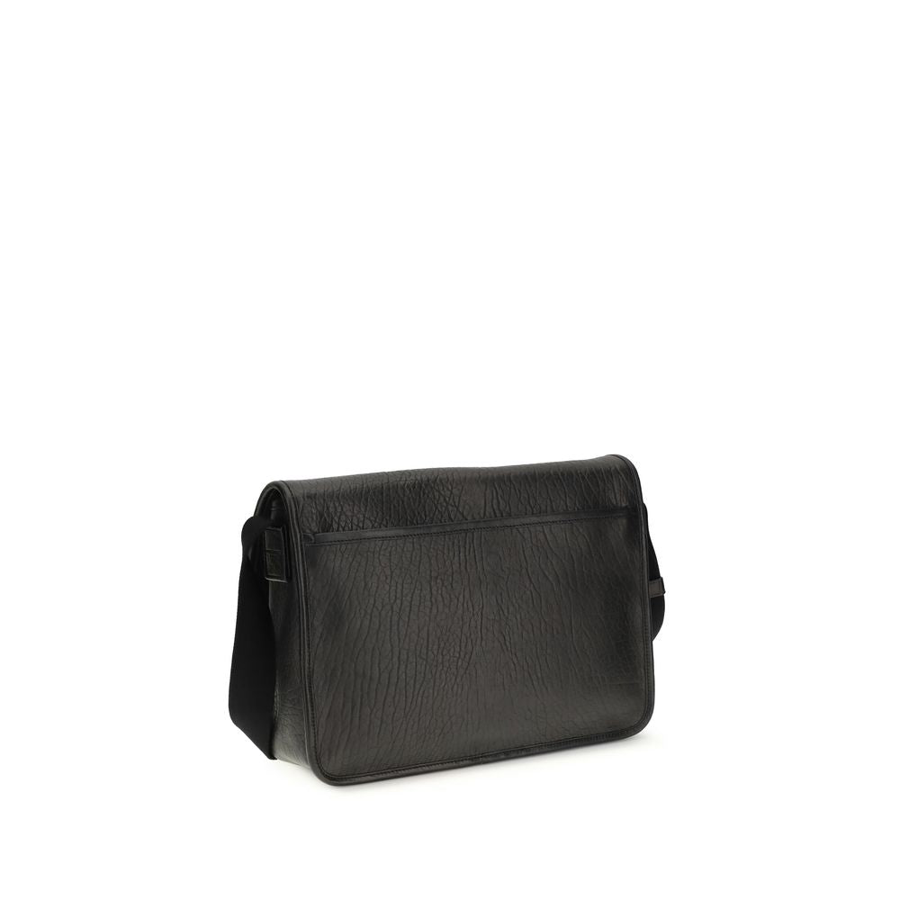 Saint Laurent Black Calf Leather Bos Taurus Wallet