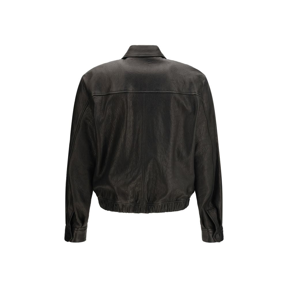 Saint Laurent Black Leather Jacket