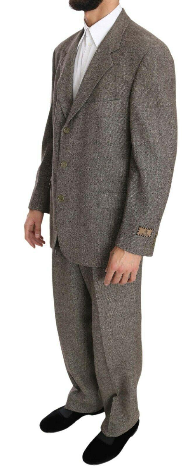Classic men's grey suit with white shirt, styled for ONJEL Fashion Boutique collection