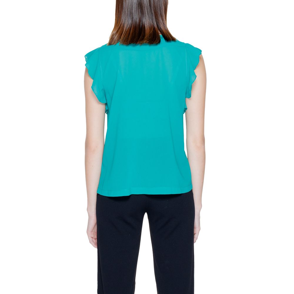 Rinascimento Bicolor Polyester Blouse