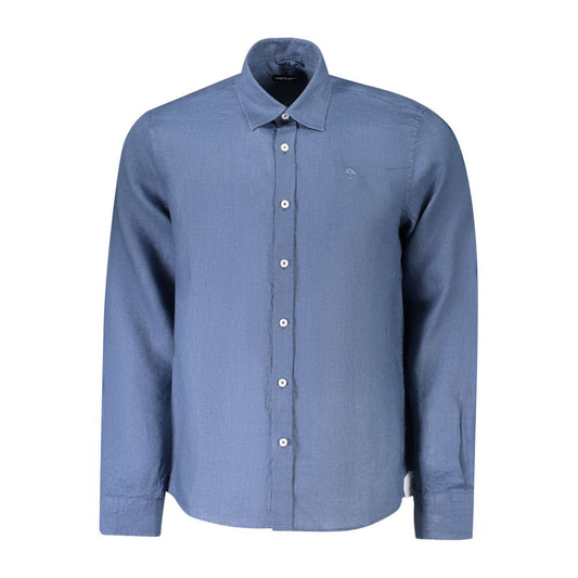 North Sails Blue Linen Men's Shirt
