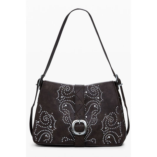 Desigual Marrone Poliuretano Women Handbag