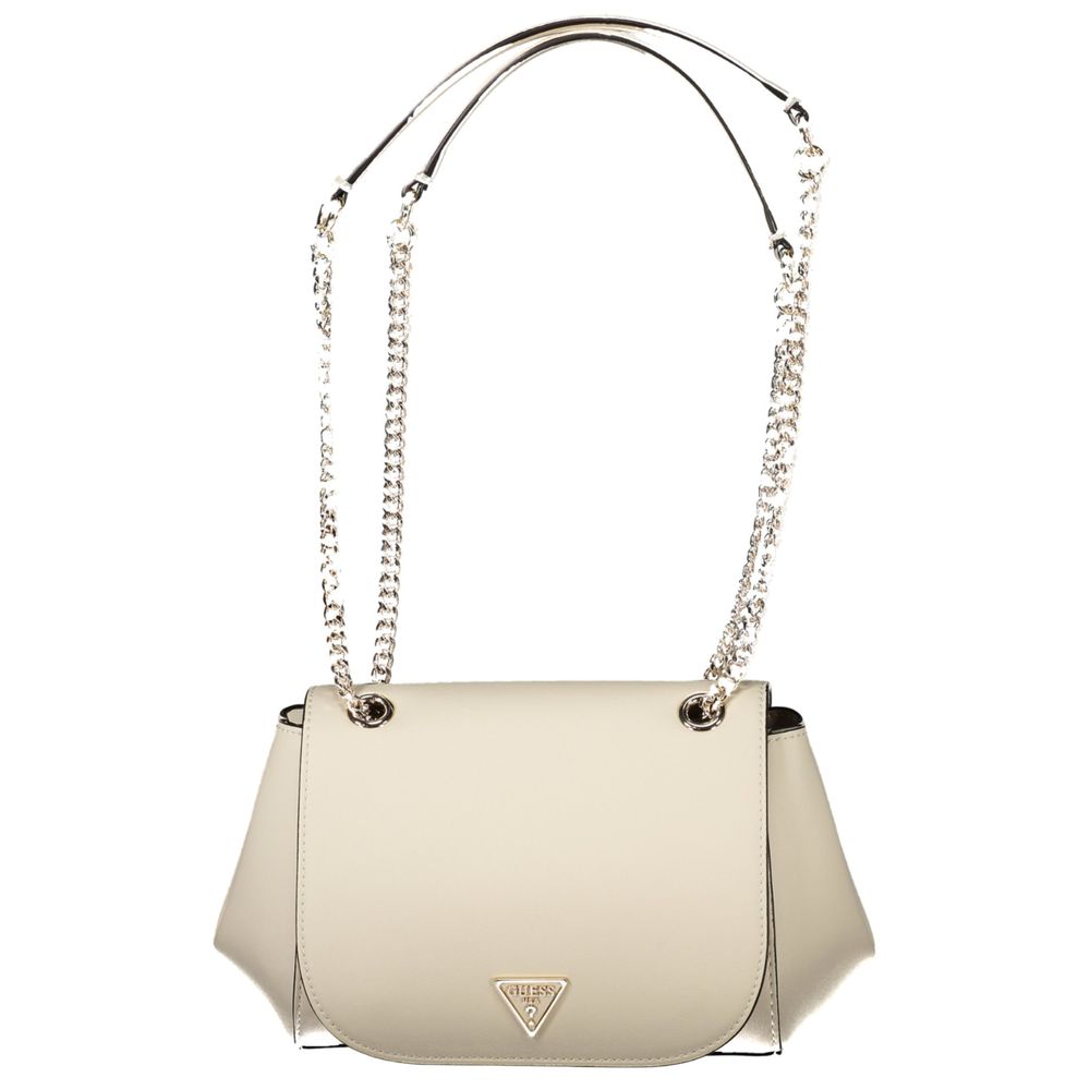 Guess Jeans Bianco Poliuretano Woman Handbag