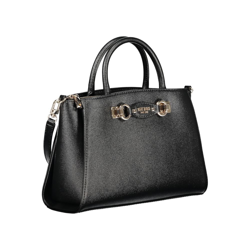 Guess Jeans Black Polyurethane Women Handbag