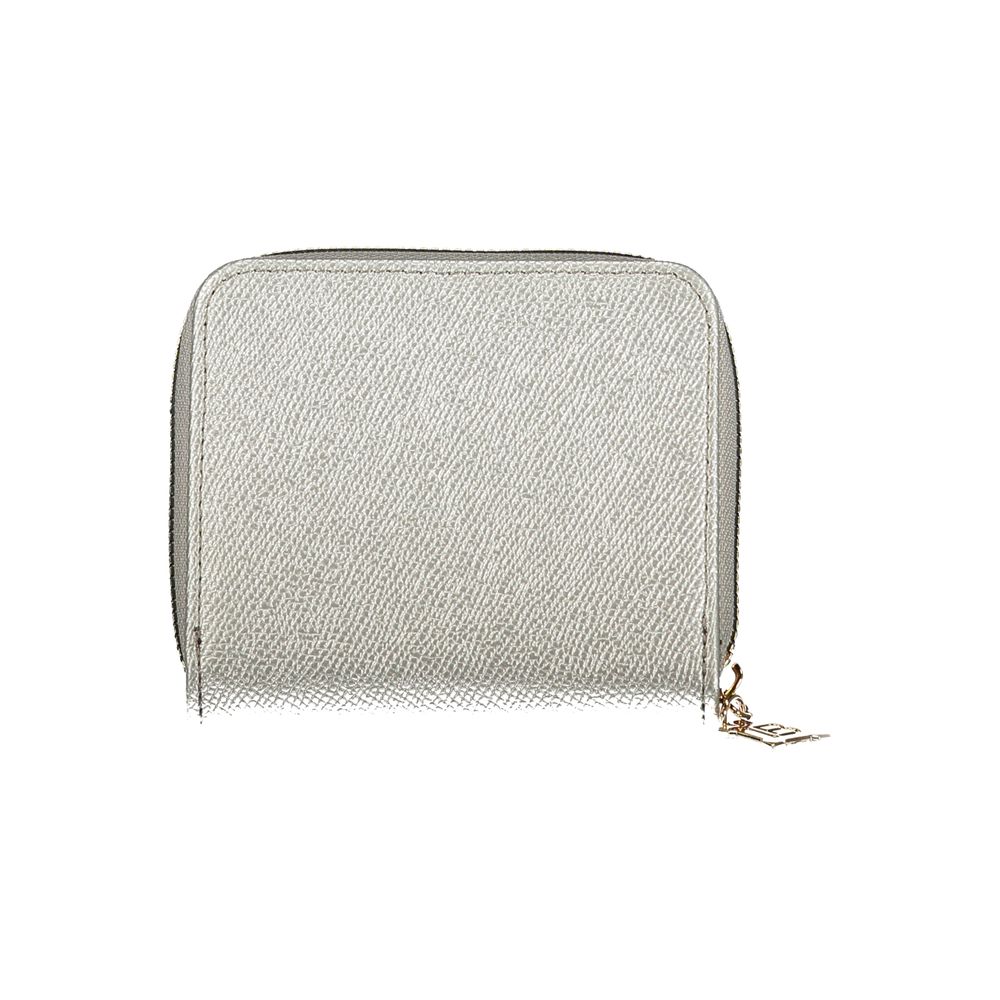 Laura Biagiotti Grigio Polyurethane Women Wallet