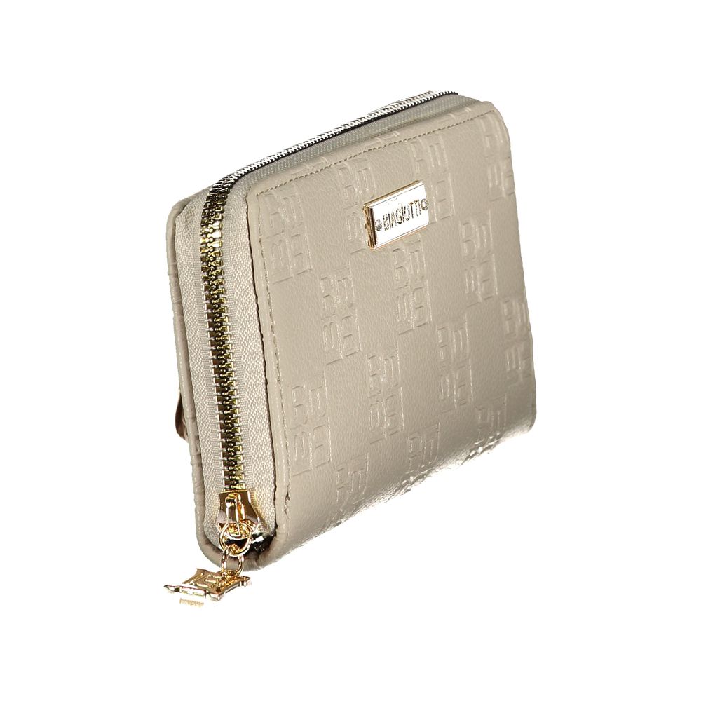 Laura Biagiotti Beige Polyurethane Women Wallet