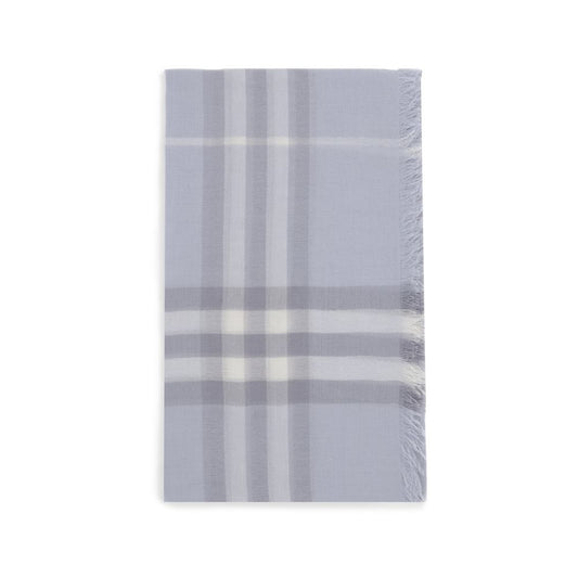 Burberry Blue Wool Scarf