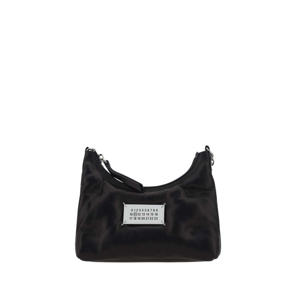 Maison Margiela Black Calf Leather Bos Taurus Shoulder Bag