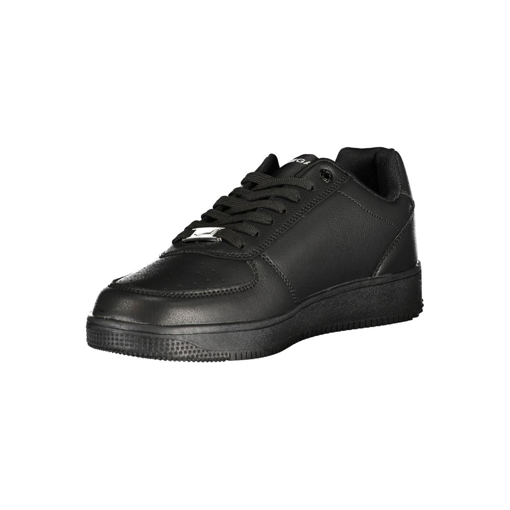 Gas Black Polyurethane Men's Sneaker